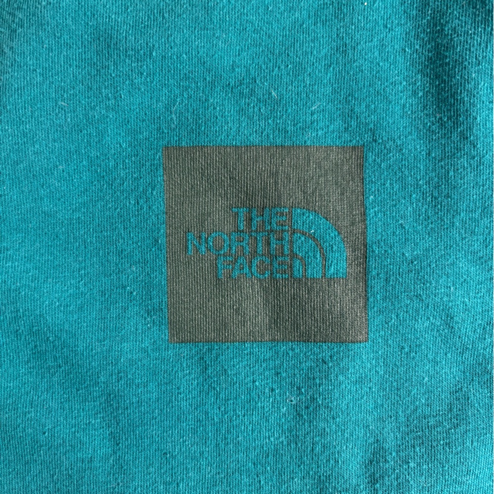 The North Face Men's Teal Crewneck Sweatshirt large